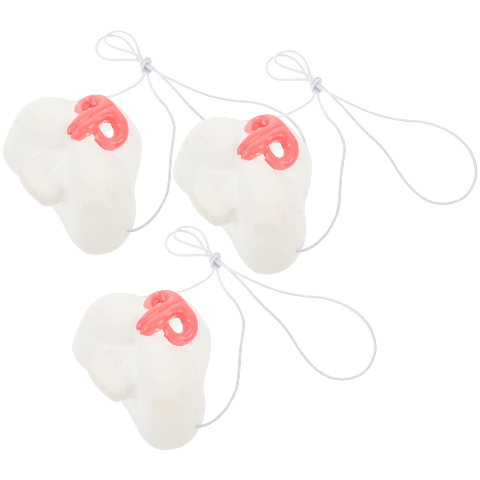 3 قطعة الفينيل الأرنب الأنف الدعائم عيد الفصح السيرك زي حفلة تأثيري المدمجة قابلة لإعادة الاستخدام كرنفال مهرج فستان متعة محاكاة أرنب