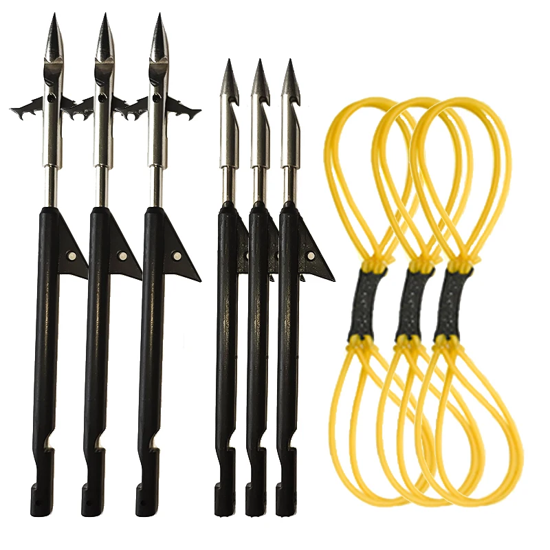 ステンレス鋼の釣り竿,パチンショット,屋外撮影ツール,ローイングドローヘッド,新しいセット