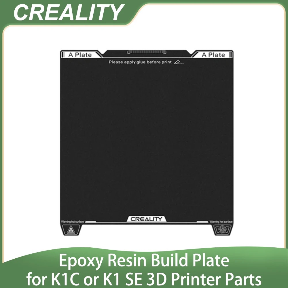 

Оригинальная эпоксидная смоляная платформа Creality для 3D-принтеров K1C или K1 SE, 235x235 мм, отличная адгезия, высокая плоскость, прочность