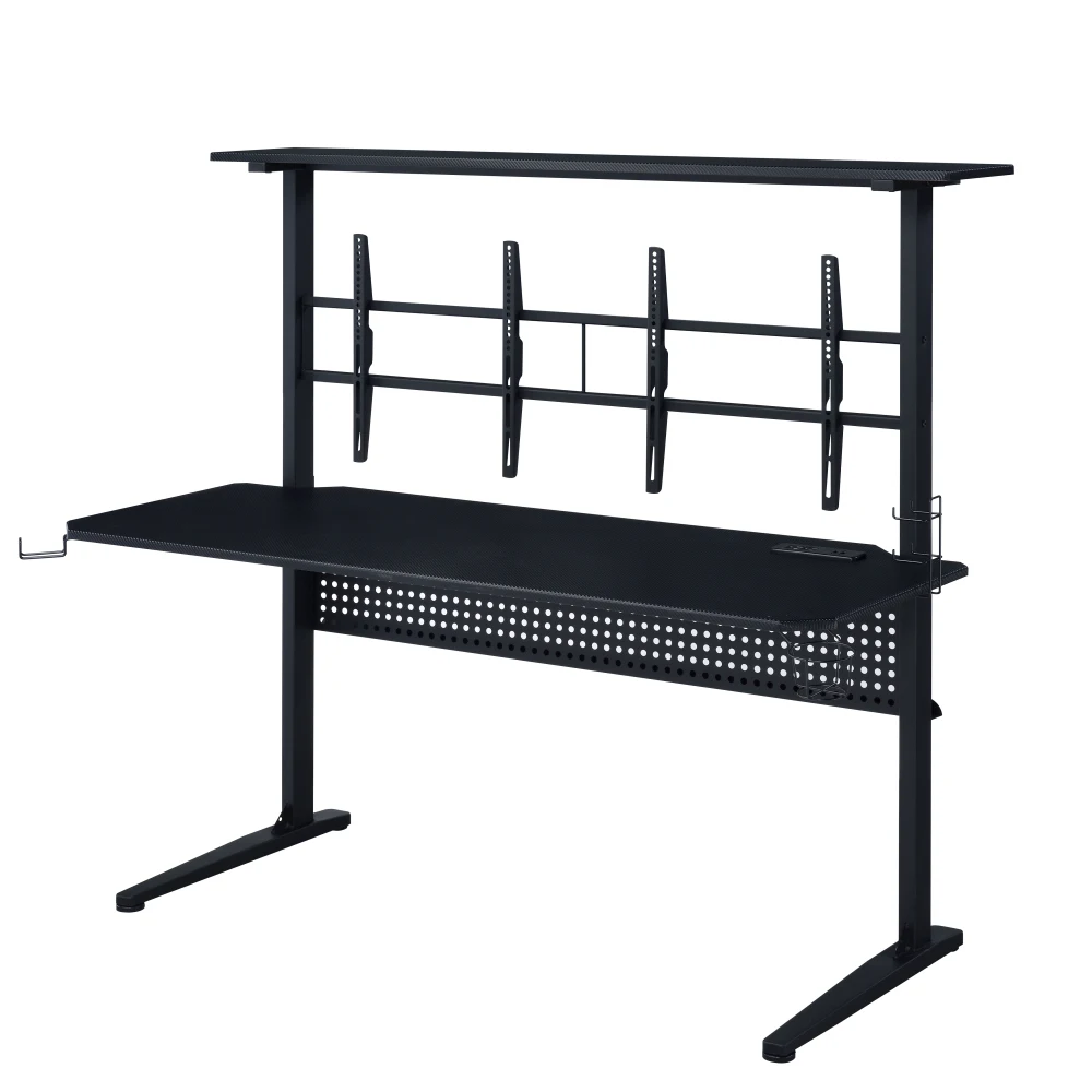 

Black Gaming Desk with LED Light gaming desk