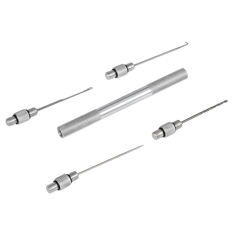 5PCS Multifuntio Carp Fishing Core Rigs Making Tools Splicing Needles Drill Carp Tools Accessories For Carp Fishing Tackl