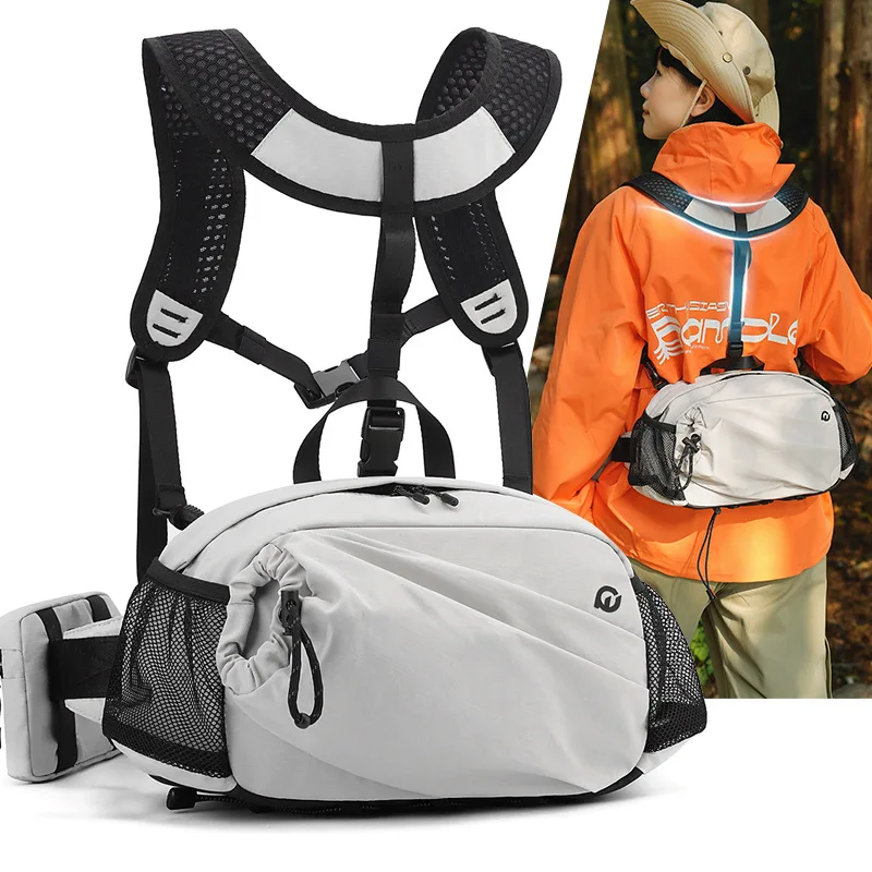 Multifunction Waist Bag U-shaped Strap Chest Bags Outdoor Running Cycling Sport Backpack Hunting Climbing Fanny Fishing Pack sac