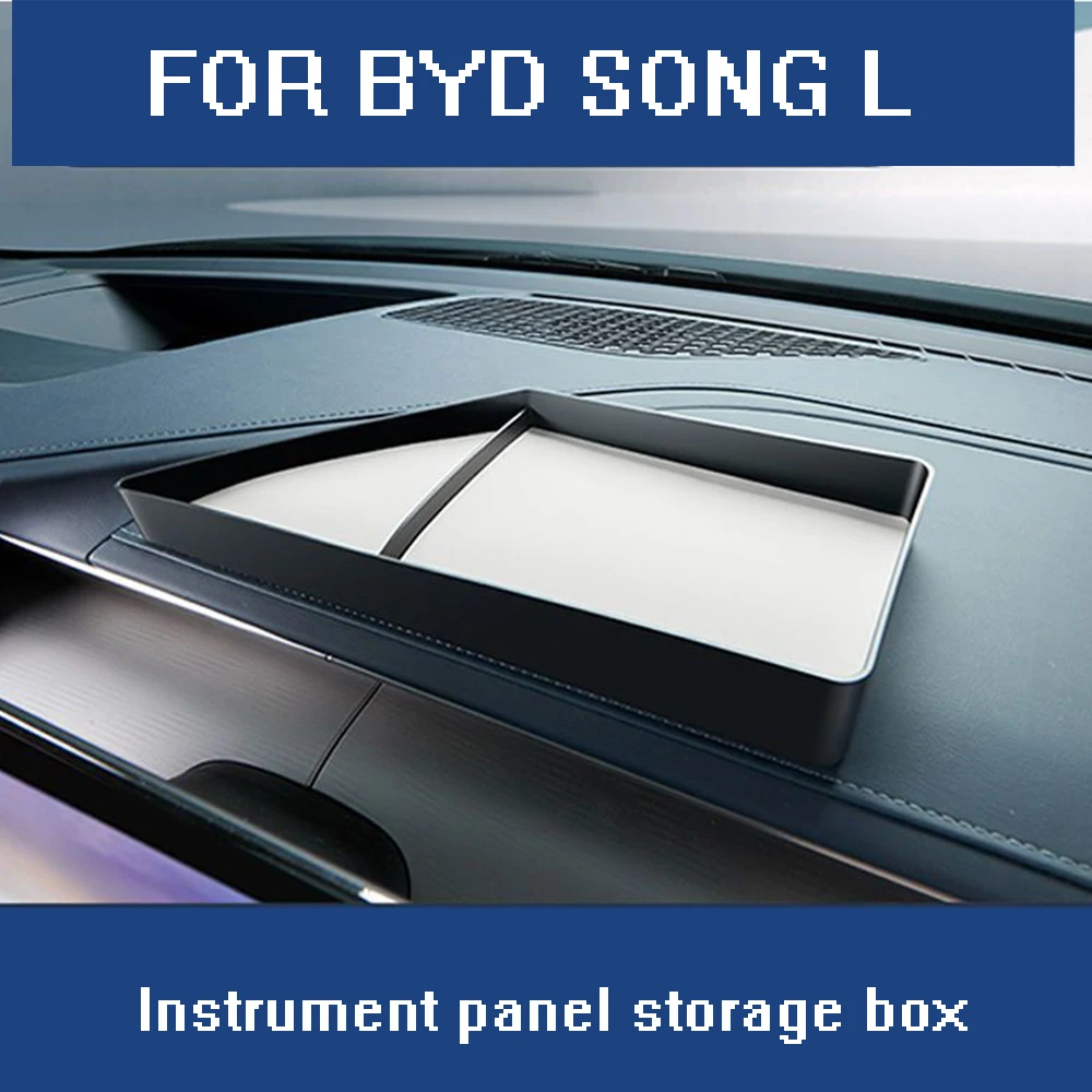 

For BYD SONG L 2024 2025 Plastic Car Central Control Screen Storage Box Tissue Box Navigation Screen Rear Storage Box