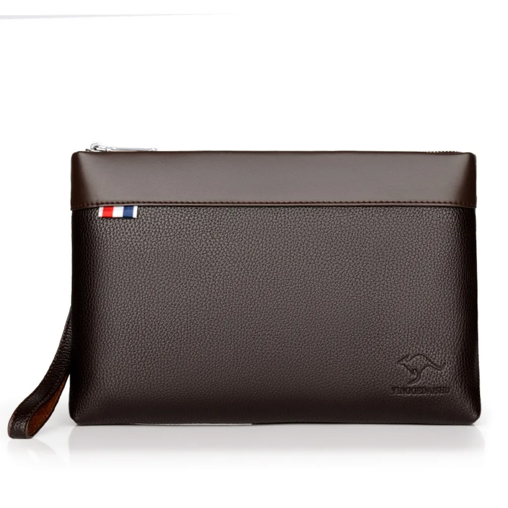 

Durable Leather Clutch Bag Luxury Design Large Capacity Card Holder Handbag Multi-card Coin Purse Men Wallet For Men