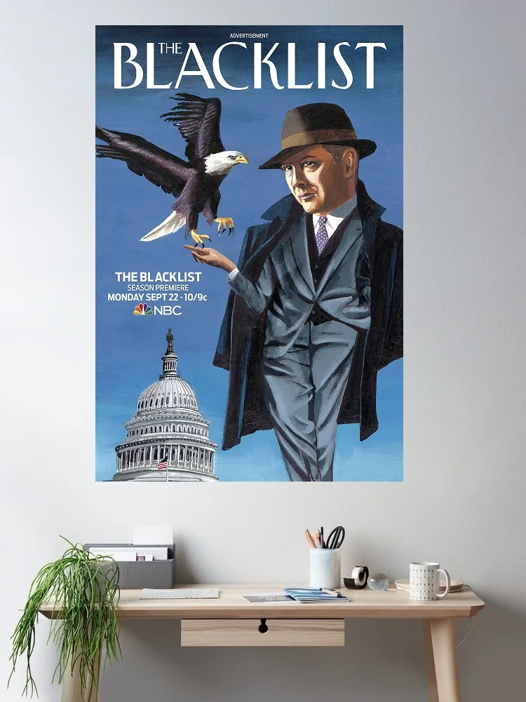 

The Blacklist TV Art Print Canvas Poster, Living Room Decor, Home Wall Picture