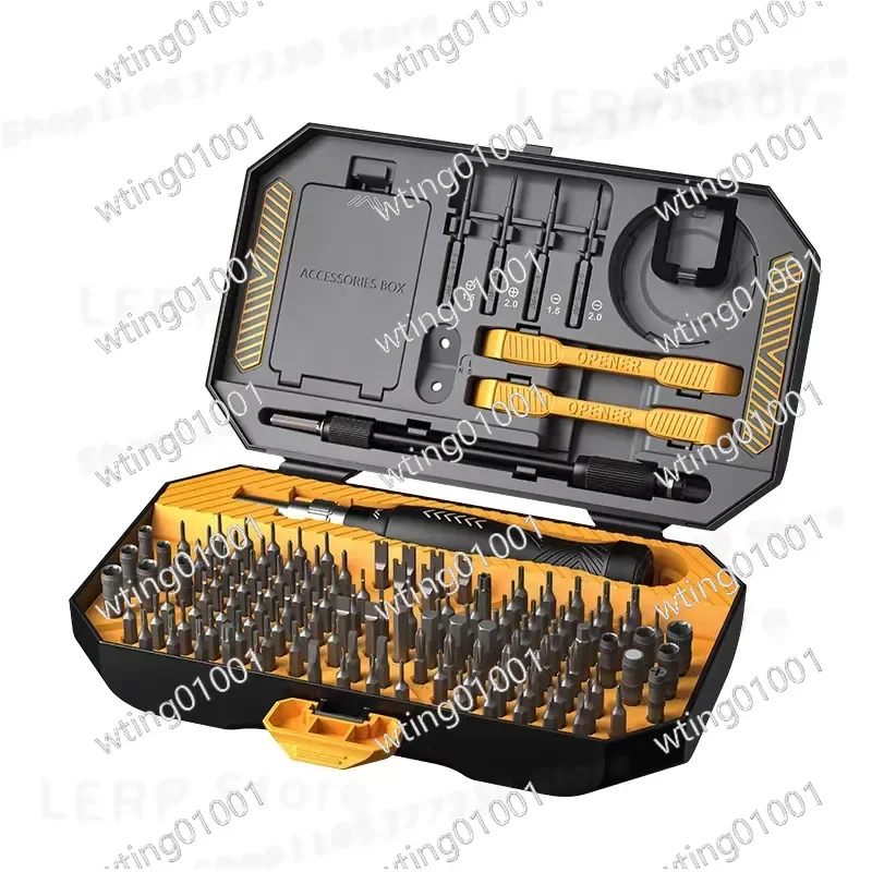 145-Piece Home DIY Repair Kit for Mobile Phones and Laptops Screwdriver Set
