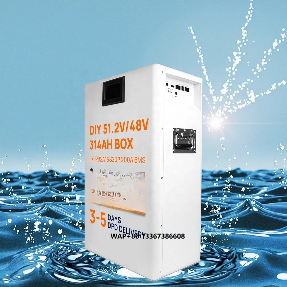 الاتحاد الأوروبي الأسهم لتقوم بها بنفسك Lifepo4 صندوق بطارية 16S 48V 280AH 300AH 320Ah Lifepo4 بطارية معدنية تخزين Jk Bms 4.3 بوصة شاشة لتقوم بها بنفسك صندوق #1