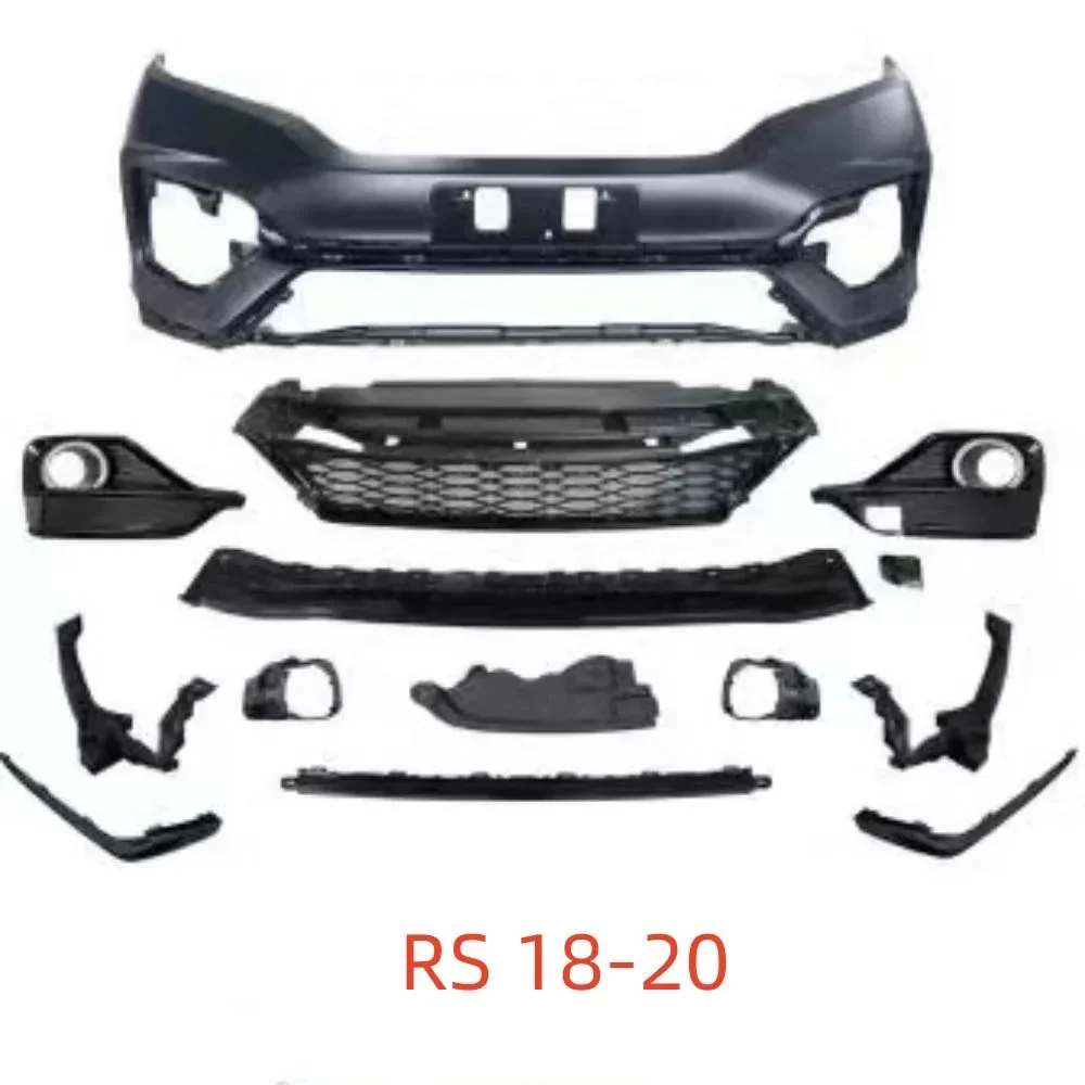 

Car Front rear bumper Body kit surrounded grille hood cover Side skirt Front shovel for Honda fit RS GK5 14-20