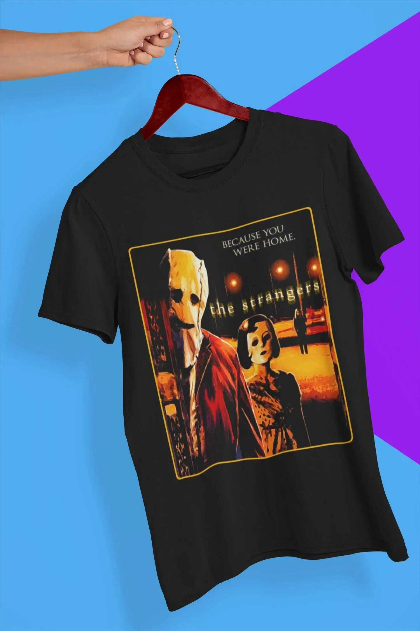 The Strangers Movie T Shirt Horror Fan For Her Him Nostalgia Clothing Holiday