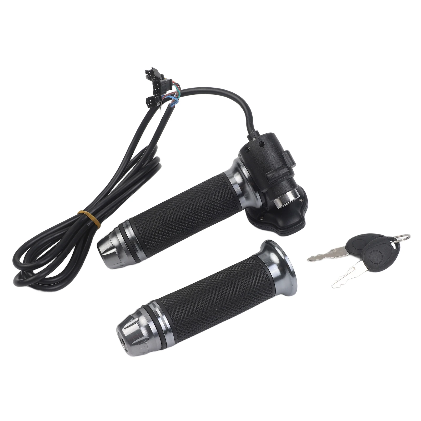 

Велокомпьютер черно-серебристый для электросамоката, крепление на руль, 8-контактное подключение, материал: АБС-пластик, резина, металл, литиевая батарея, проверка качества