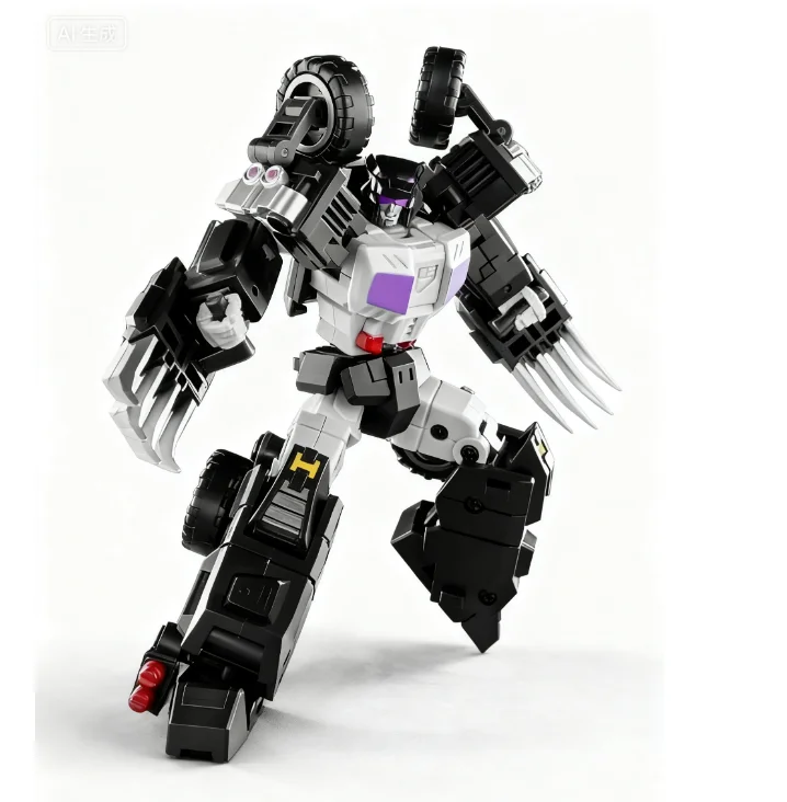 Transformatiespeelgoed Iron Factory IF EX-68 EX68 Evil Star Combo Black Panther Crazy Panther Leader actiefiguur