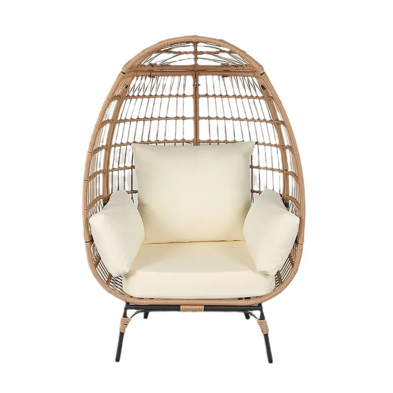 

Outdoor rattan disassembly and assembly floor-to-ceiling bird's nest chair single leisure courtyard rattan resort