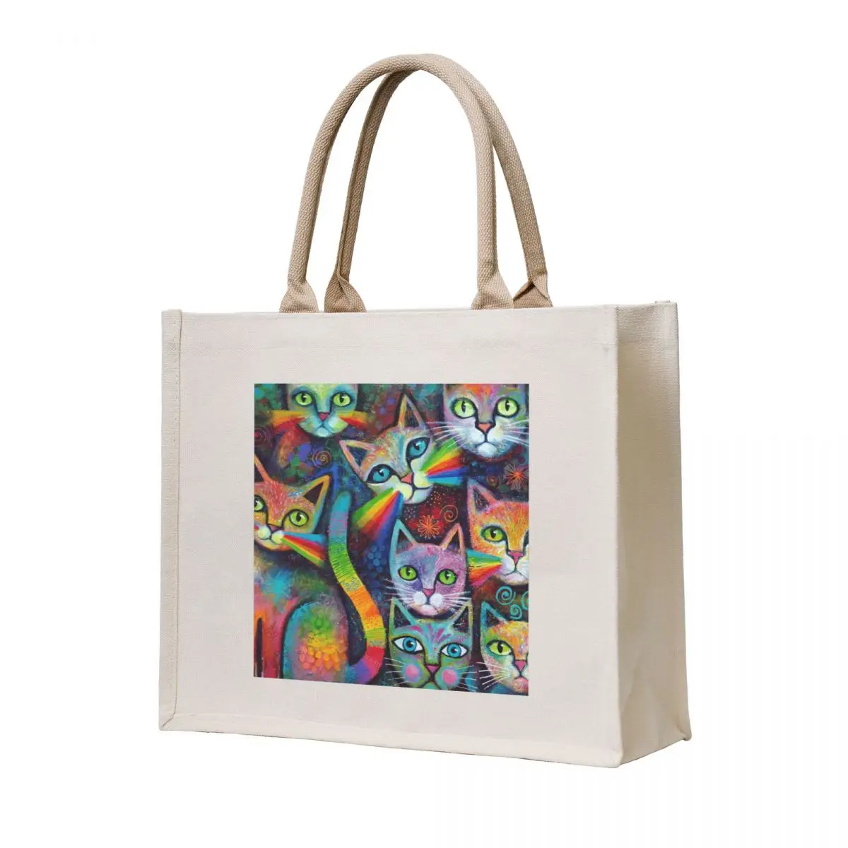 

Magic Cats 17 Tote Bag tote bag Shopper handbag supermarket folding bag