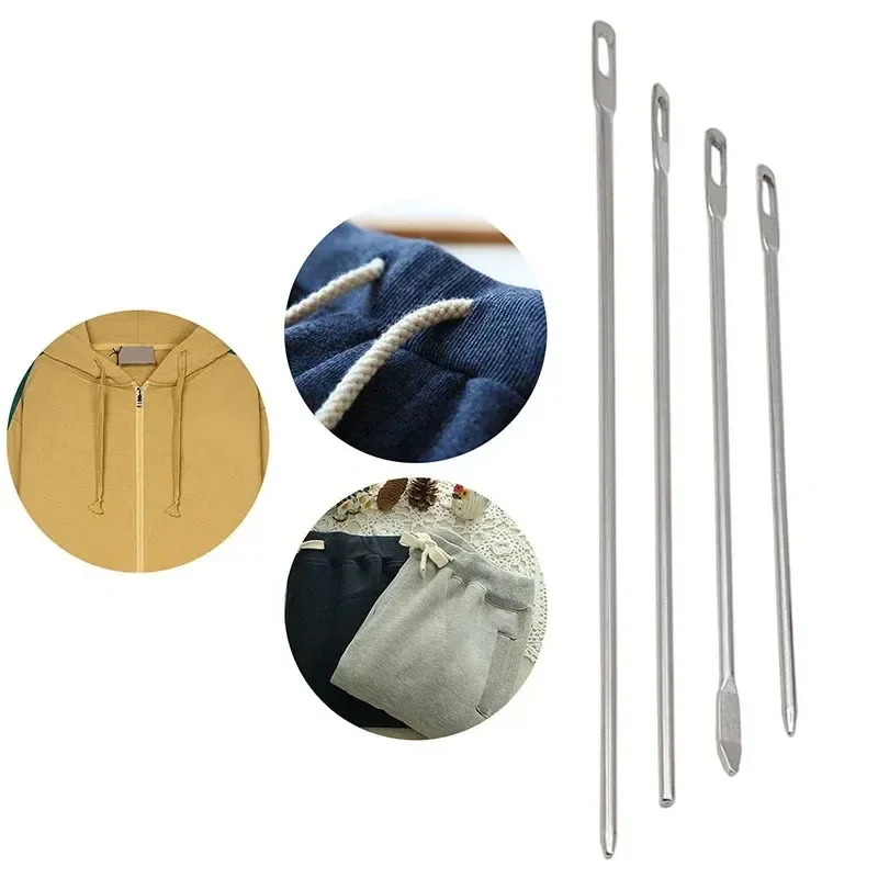 Elastics Sewing Accessories DIY Tool Elastic Cord Rope Threader Clip Sewing Loop Kit Loop Turner Hook Flexible Drawstring Thread