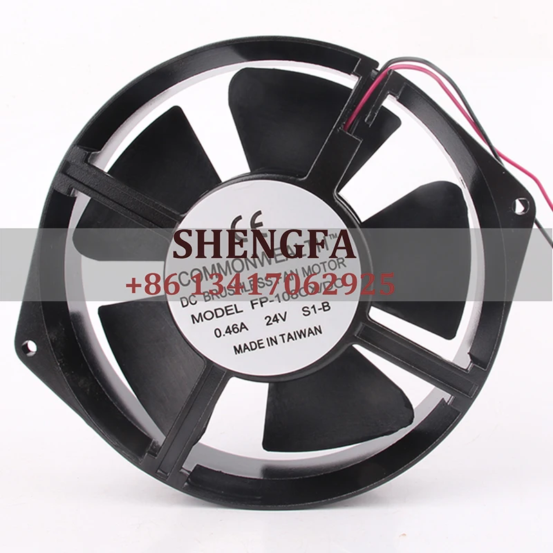 

Sankyo Case Fan Dual Ball Bearing FP-108CX/DC S1-B 24V 0.46A Inverter Axial Cooling Fan