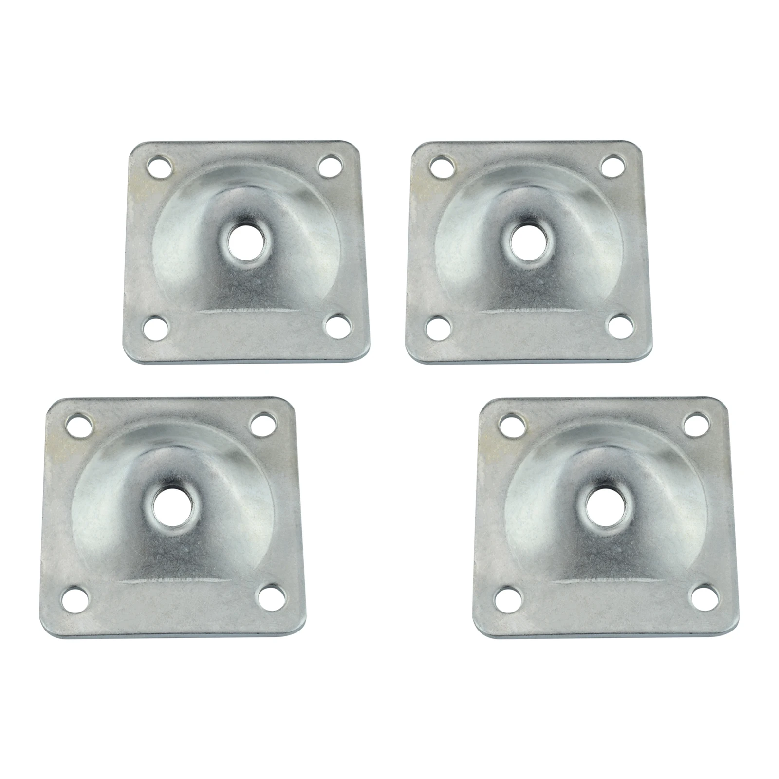 4Pcs 49*49*2mm Furniture Table Chair Leg Mounting Plate Table Sofa Feet Support Hardware Home Cabinet Furniture Mounting Bracket