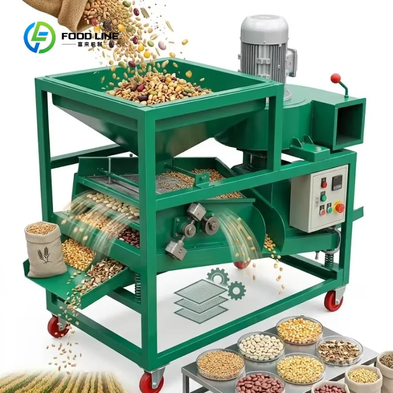 Customized Automatic Seed Cleaning & Sorting Equipment for Rapeseed Cottonseed Soybean Oil Mill with High-Yield Efficiency