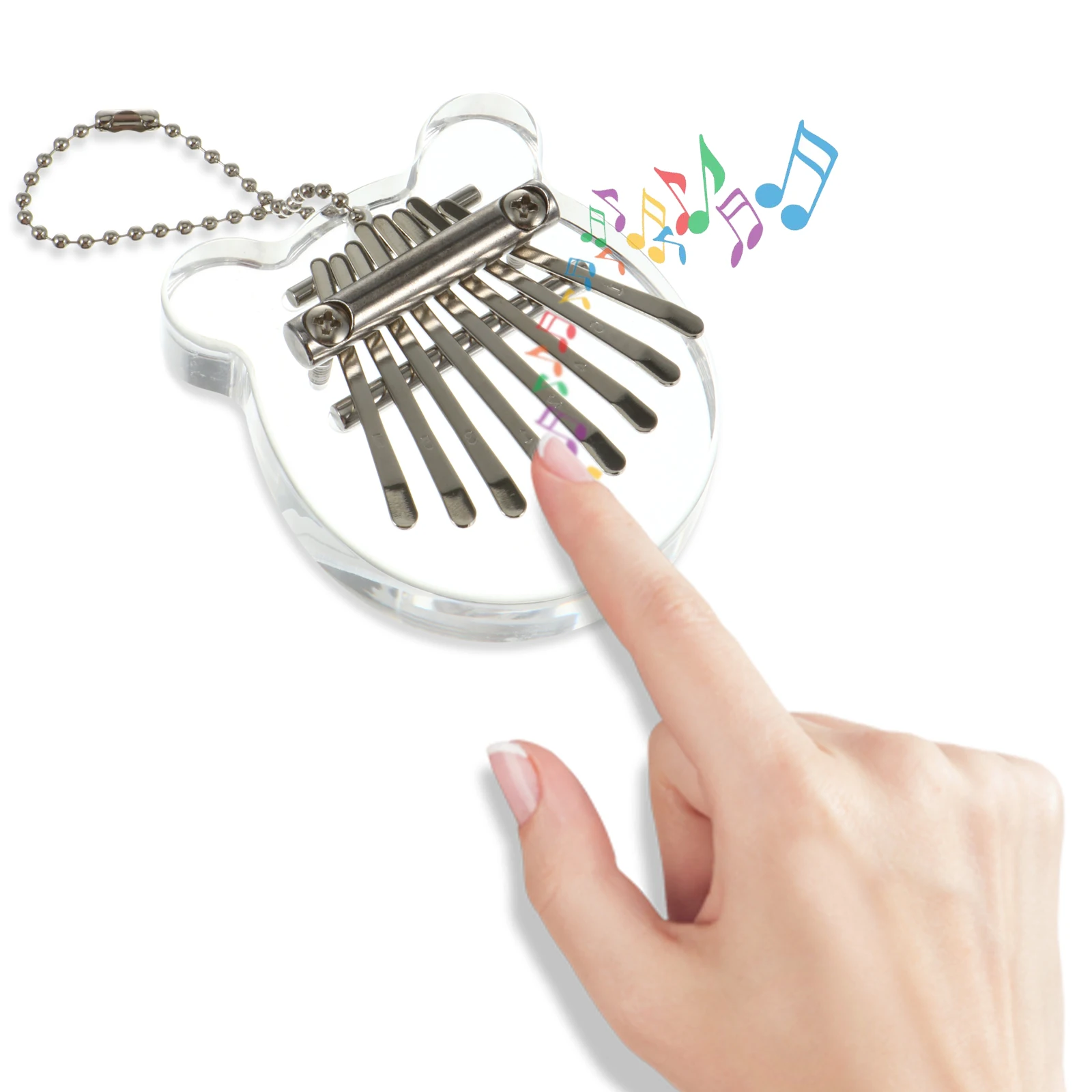 

8 Keys Mini Kalimba Thumb Piano For Beginners Small Musical Instrument Sapele Wood Finger Piano Gift s Easy Learning