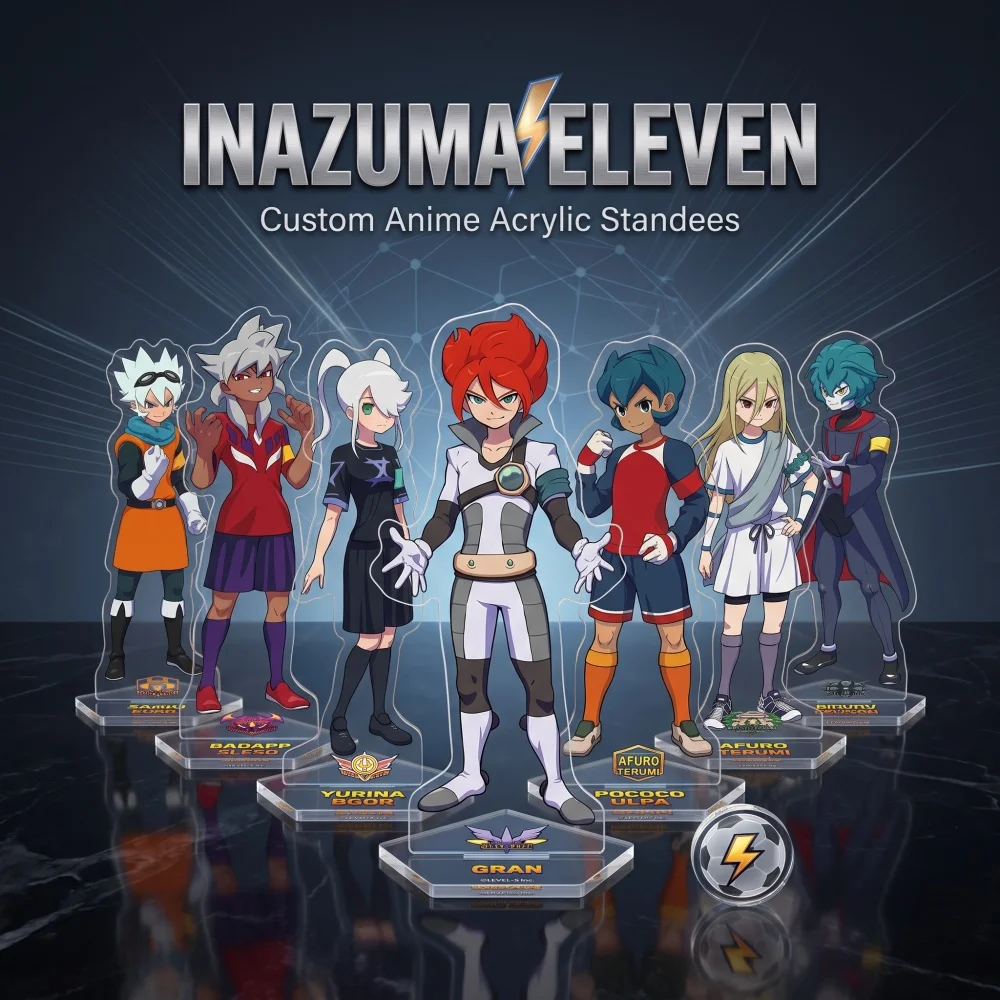 Inazuma Eleven Acrylic Stand Keychain Endou Gouenji Kidou Kiyama Gran All Members Custom Pattern