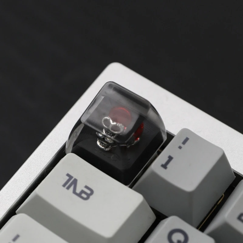 Dark Series Aesthetic Resins Keycaps Glowing Effect Material For Office Gaming Use