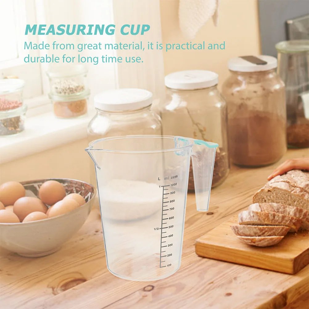 

Premium Acrylic Measuring Cup Clear Scale Anti-Scald Handle Kitchen Baking Milk Coffee Juice Dessert Mixing Tool
