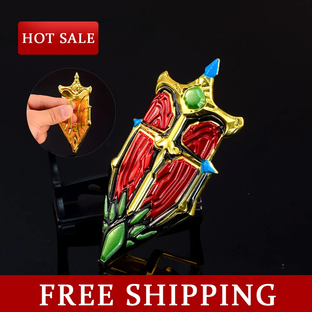 

11CM World of Warcraft shield Breaker's Bulwark Game Periphery sword Model Ornaments Collectible Toy Cosplay Weapons Boy Gifts