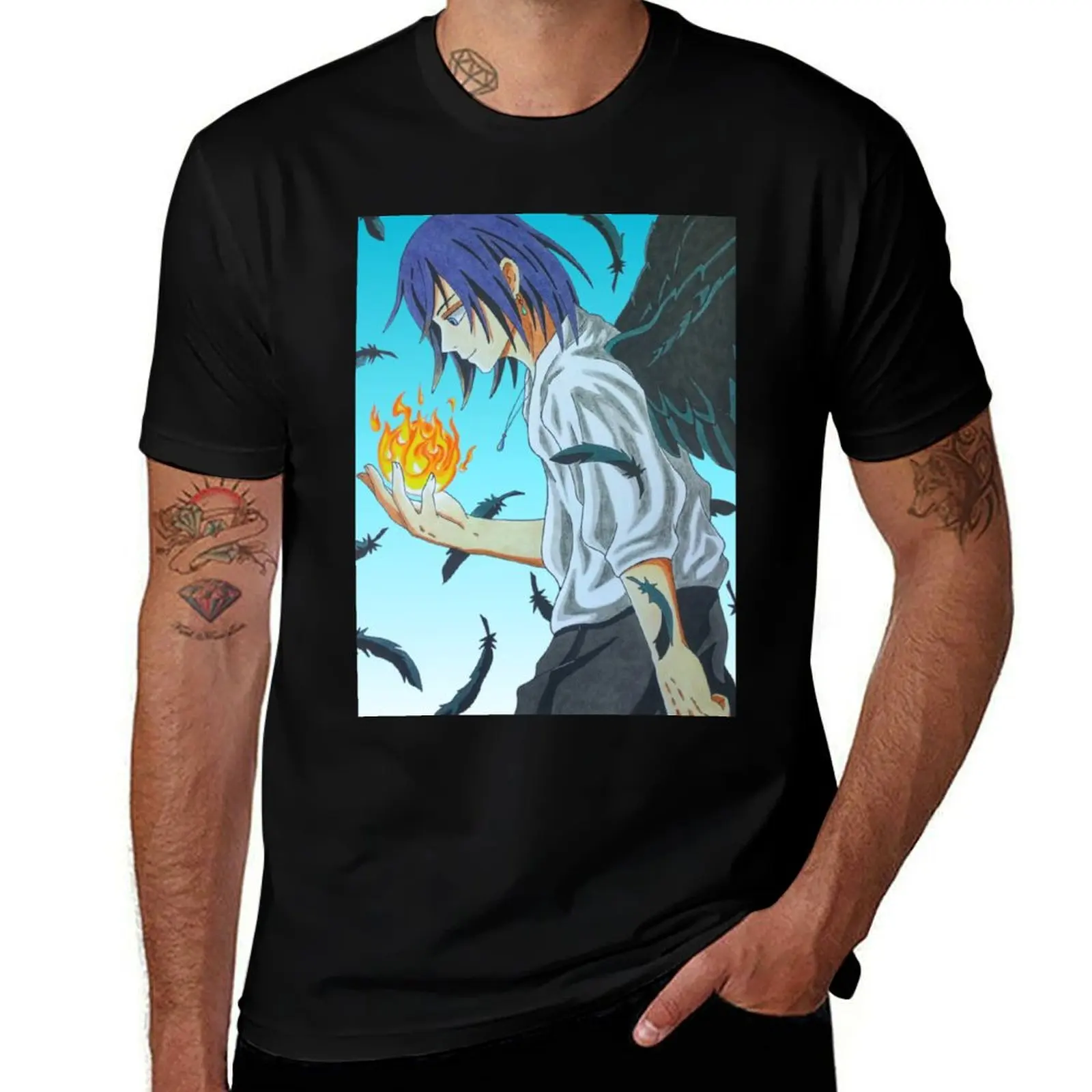 

Dark Angel Magician T-Shirt gifts for boyfriend graphic t shirt vintage topping customs mens t shirts pack