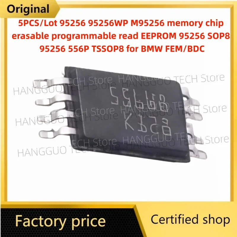 5Pcs/Lot 95256 95256WP M95256 Memory Chip Erasable Programmable Read Eeprom 952…