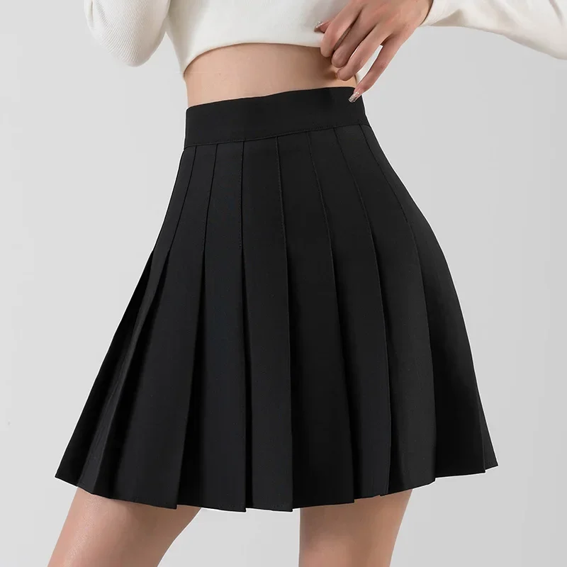 Mini jupes style coréen pour femmes, vêtements Y2K, jupes courtes, noir, blanc, été, 2024