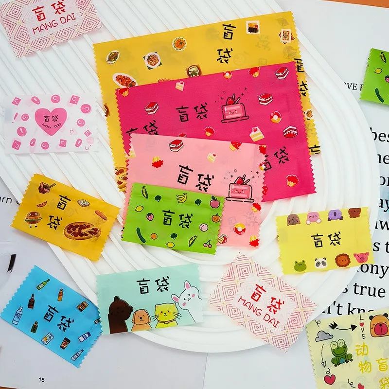 100Pcs Blind Bags New Empty Bag House Decoration Candy Party Gift Packaging More Size Choose