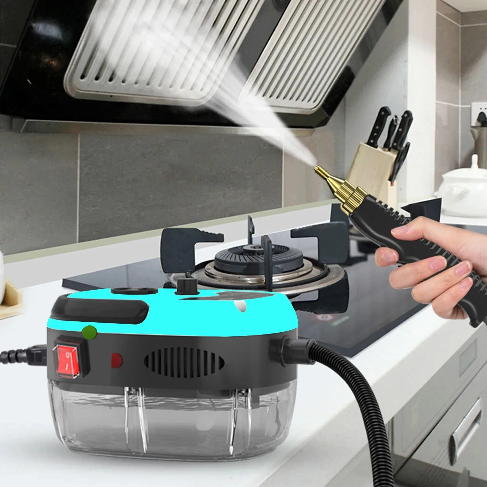 2500W 1200ml High Temperature Pressure Steam Cleaner Air Conditioner Hood Kitchen Car Steaming Cleanering Machine sterilize tool