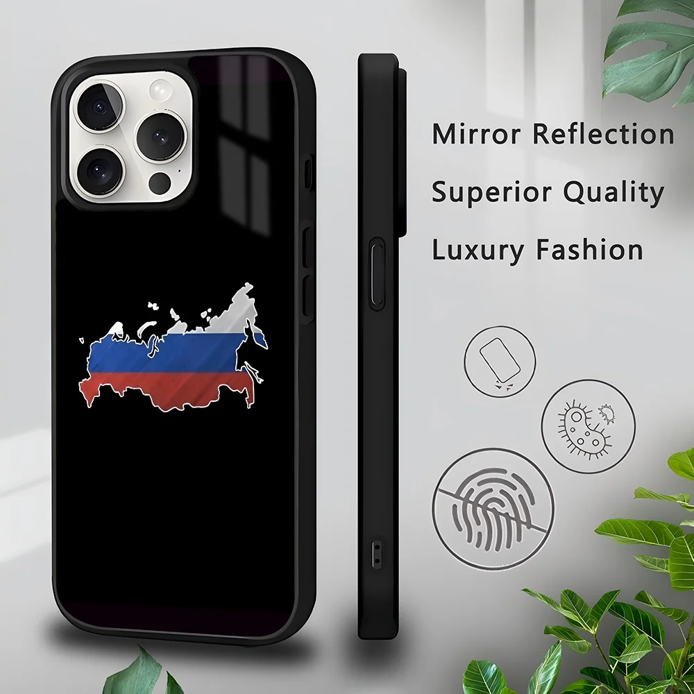 R-Russia  Phone Case  for iPhone 16 15 14 13 Pro Max 11 Mini Alex Mirror For Magsafe Wireless Charging Cover