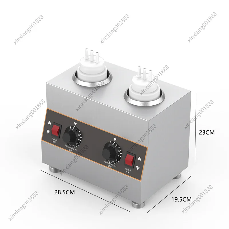 For Sauce Warmer Machine Double Grid Chocolate Thermos Jam Constant Temperature Heater Insulation Container