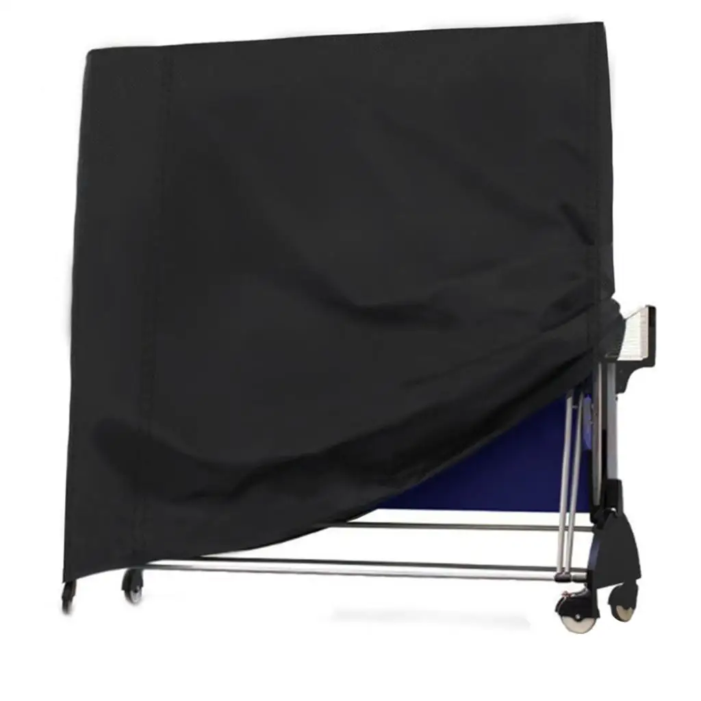 Folding Table Tennis Cover Weather Protection Windproof Water Resistant Dust Proof Ping Pong Table Shield for Home Sports