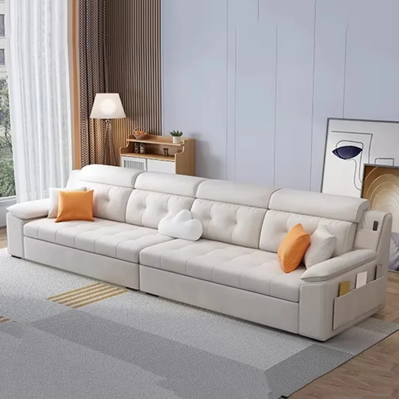 

Beige Aesthetic Living Room Sofas Designer Italian Bedroom Lazy Sofa Bed Loveseat Sleeper Nordic Divano Moderno Furniture Home