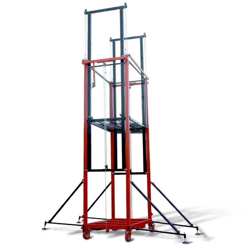 2-8m Mobile Electric Lifting Remote Control Outdoor Elevator Electric Lifting Platform.