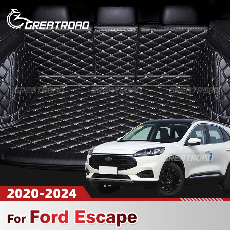 

For Ford Escape 2020 2021 2022 2023 2024 Auto Full Coverage Trunk Mat Car Cover Pad Cargo Liner Interior Protector Accessories