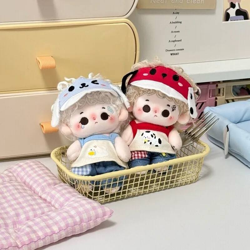 

20cm Baby Clothes Cute Puppy Series Cowboy Baby Clothes Suit Cotton Doll Clothes No Attribute Universal Dressing Accessories In