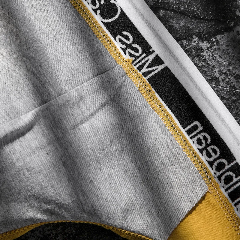 Boxer de cintura baixa sem costuras masculino, troncos finos e macios, shorts de cueca confortável, calcinha de algodão, cuecas de movimento,