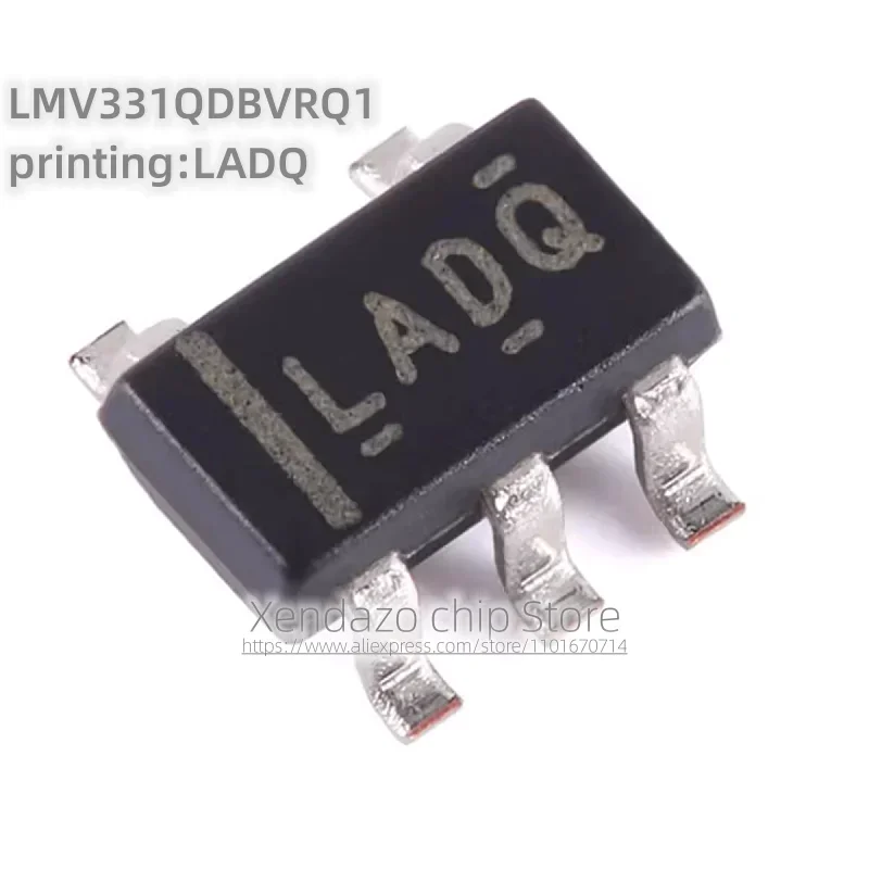 10pcs/lot LMV331QDBVRQ1 printing LADQ SOT-23-5 package Original genuine Automotive grade universal comparator chip