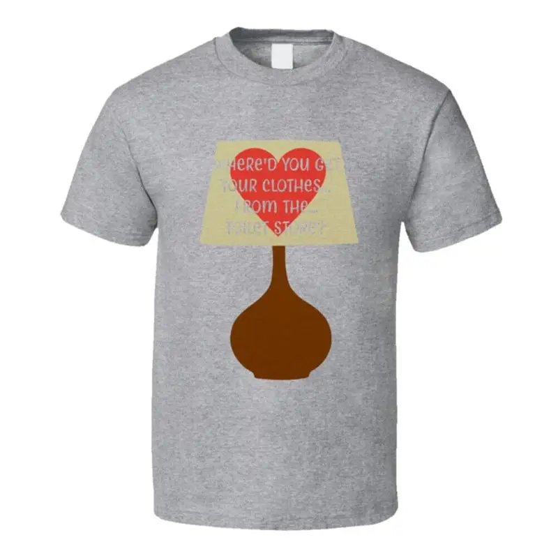 

Anchorman Lamp Where'd You Get Your Clothes... From The... Toilet Store Quote F T shirt