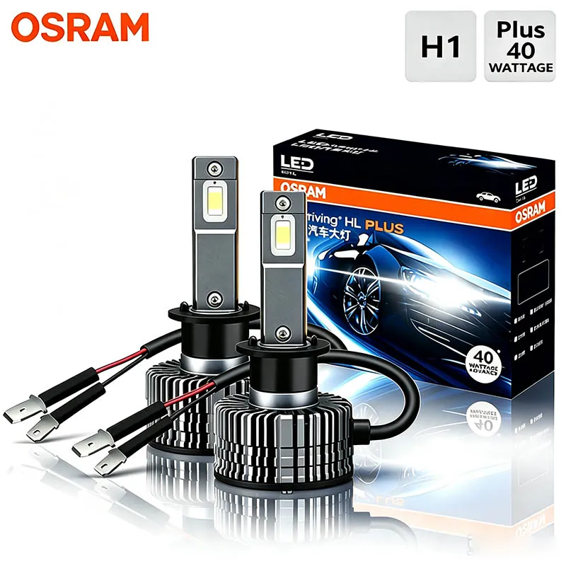 OSRAM H1 CF2.0 LED Plus 40W 6000K High Bright White Car Headlamp & Fog Bulbs Auto Lighting Replacement Accessories 1 Pair ﻿