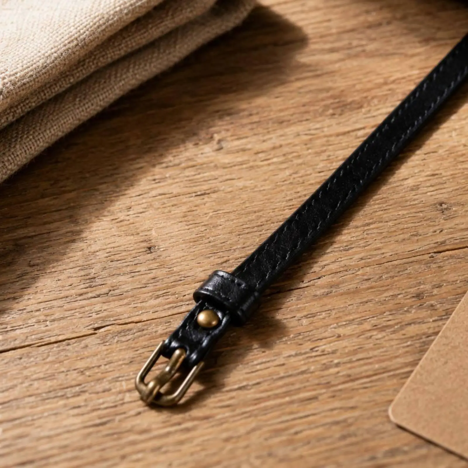 1/6 scale action figure belt, stitched edge, miniature waist belt with