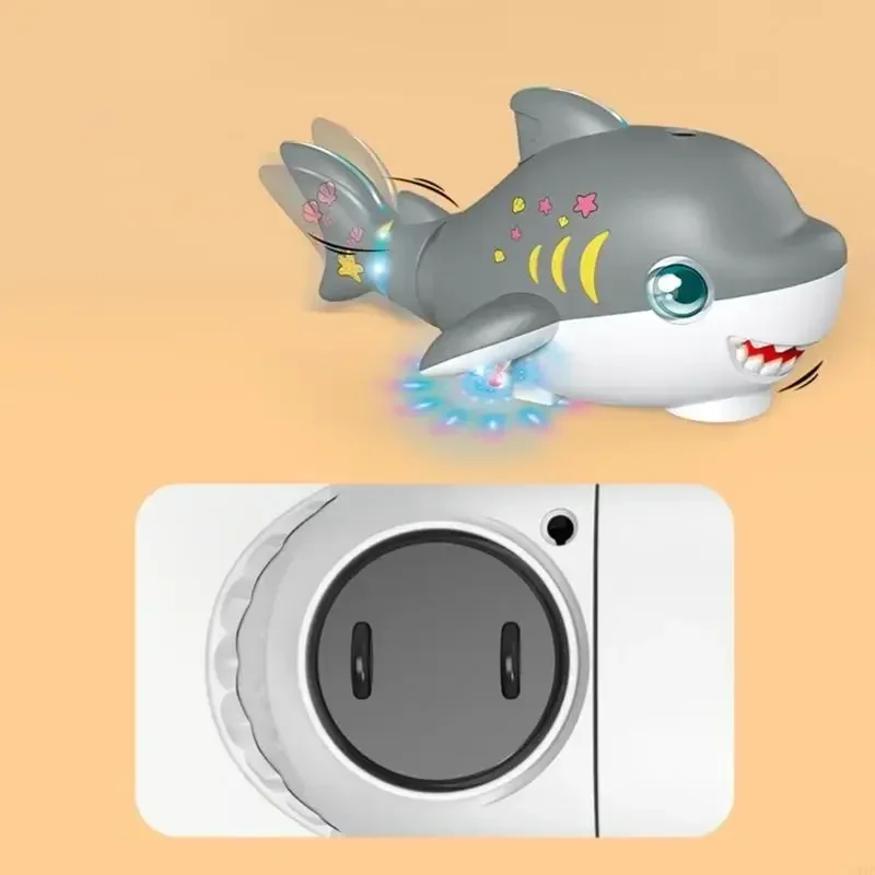 Boule de soufflage électrique, modèle de requin, voiture Robot, queue pivotante, jouets de divertissement interactifs électroniques pour animaux de compagnie, cadeau pour enfants et bébés