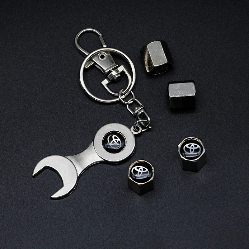 1 قطعة سيارة ميدالية مفاتيح معدنية الجلود المفاتيح شعار مفتاح القضية الدائري لتويوتا TRD كورولا CHR يارس أوريس Rav4 هايلكس بريوس أفالون كراون