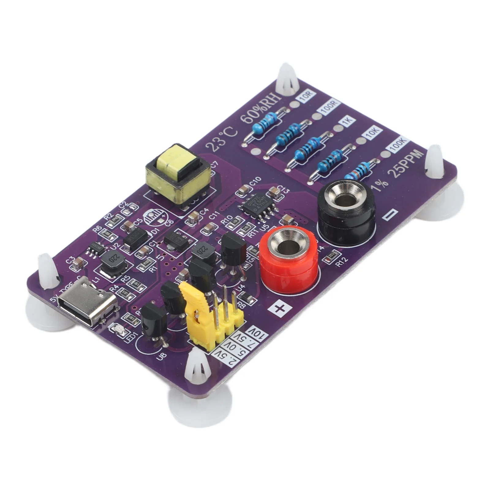 AD585 Voltage Resistance Reference Module 10V 7.5V 5V 2.5V 1.24V Five Level Calibration Resistor For Digital Multimeter Accuracy