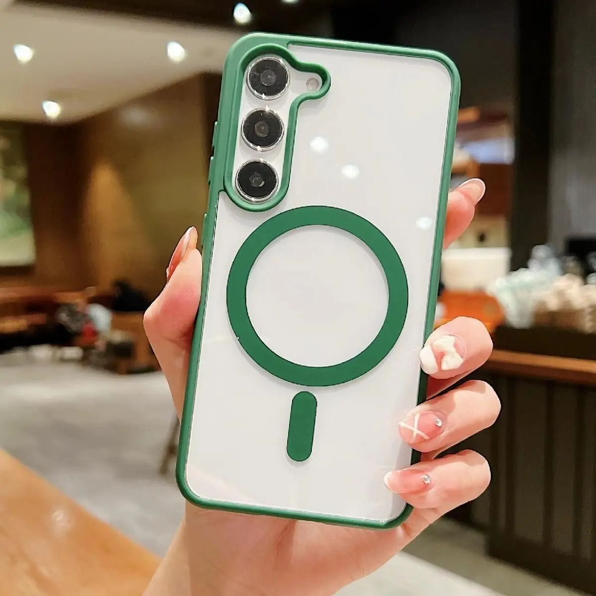 Magnetic Wireless Charging Colorful Style Anti-Drop Phone Case For Samsung Galaxy S26 S25 S24 S23 S22 Uitra Plus FE 5G Cover - view 2