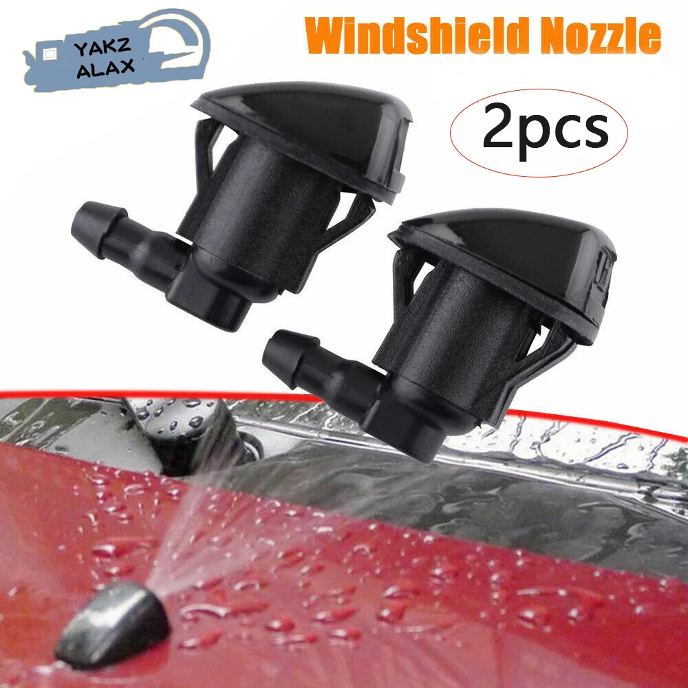 2Pcs Car Front Windshield Washer Wiper Spray Nozzle Jet for Toyota Sienna 2004-2010 Sienna 2004-2008 85381-AE020 85381-AA042