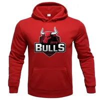 Fashion Basketball Team Chicago Bulls Men's and Women's Leisure Sports Fitness Pullover