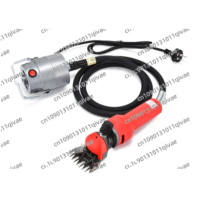 New wool shearing machine with electric pusher and soft shaft integrated electric wool scissors